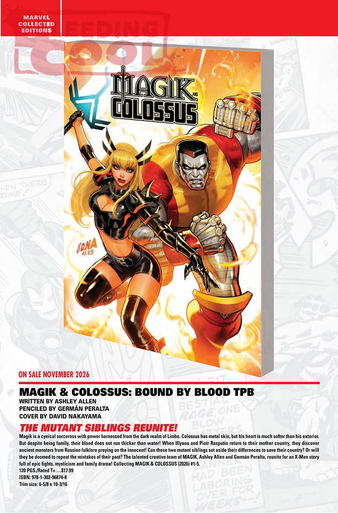 Marvel Comics September 2026 Official Full Solicits And Solicitations