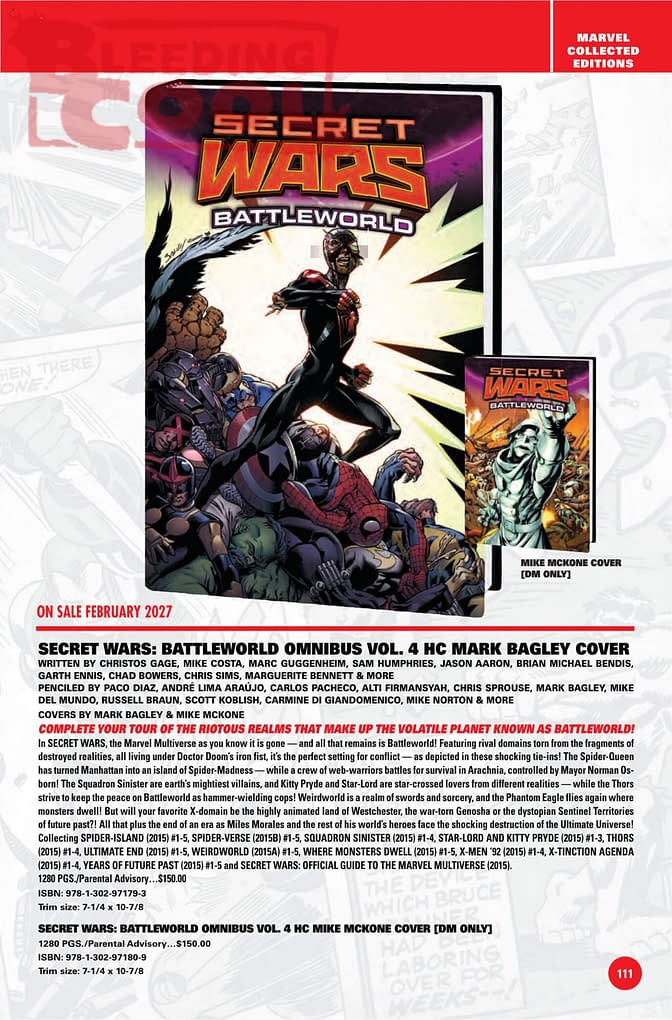 Marvel Comics September 2026 Official Full Solicits And Solicitations