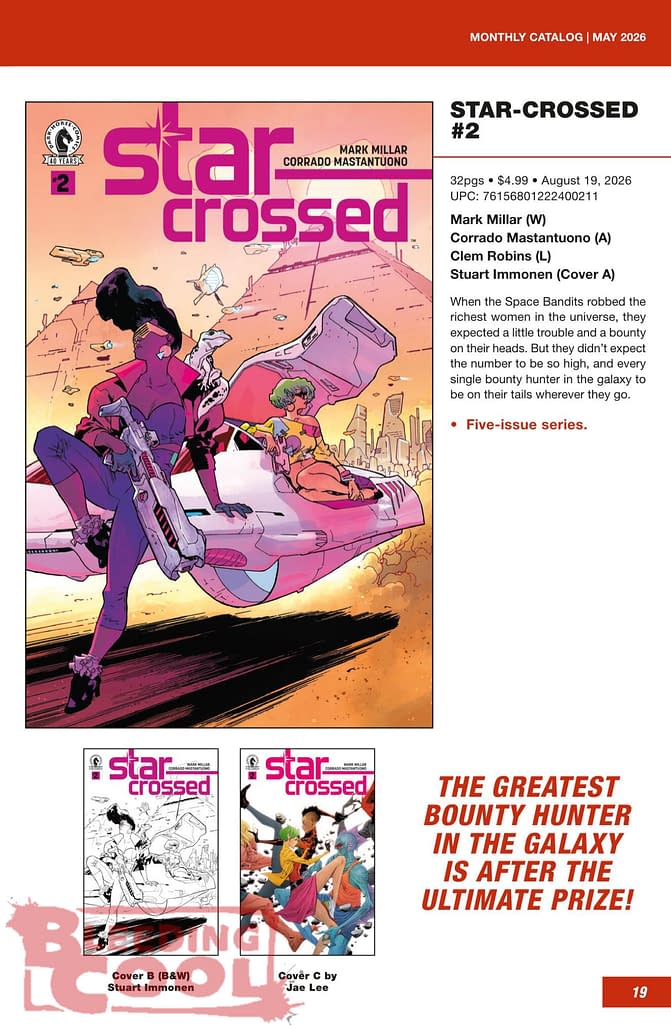 Dark Horse Comics Full August 2026 Solicits