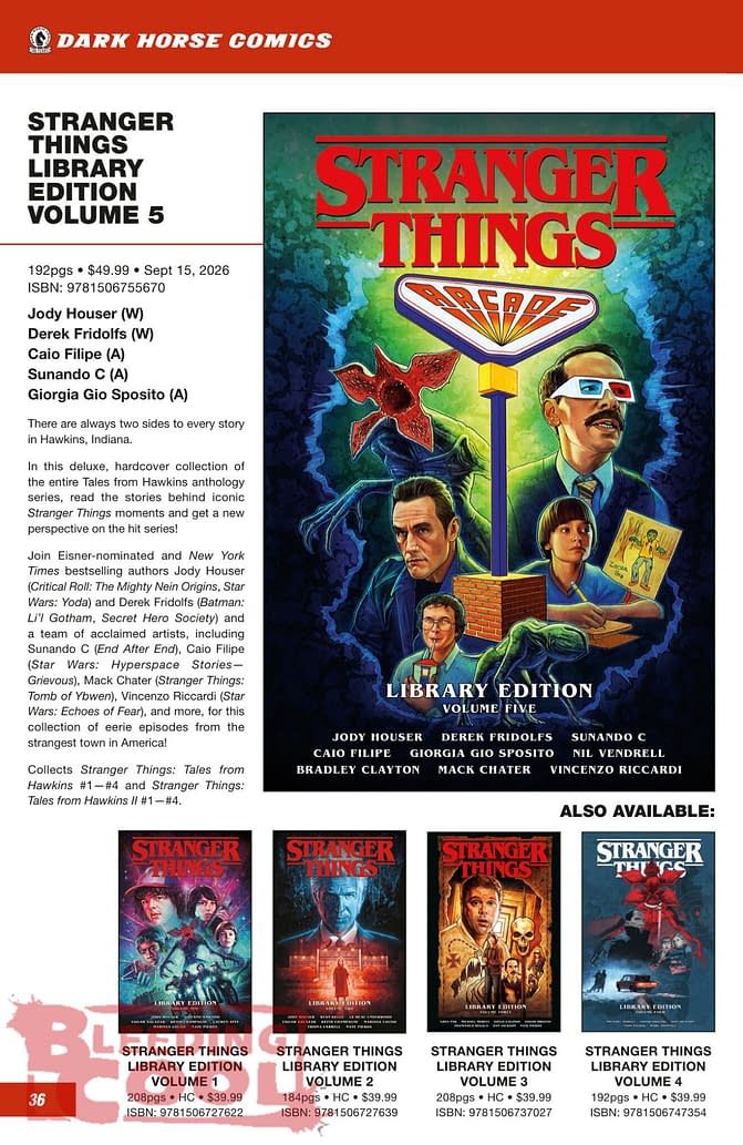 Dark Horse Comics Full August 2026 Solicits