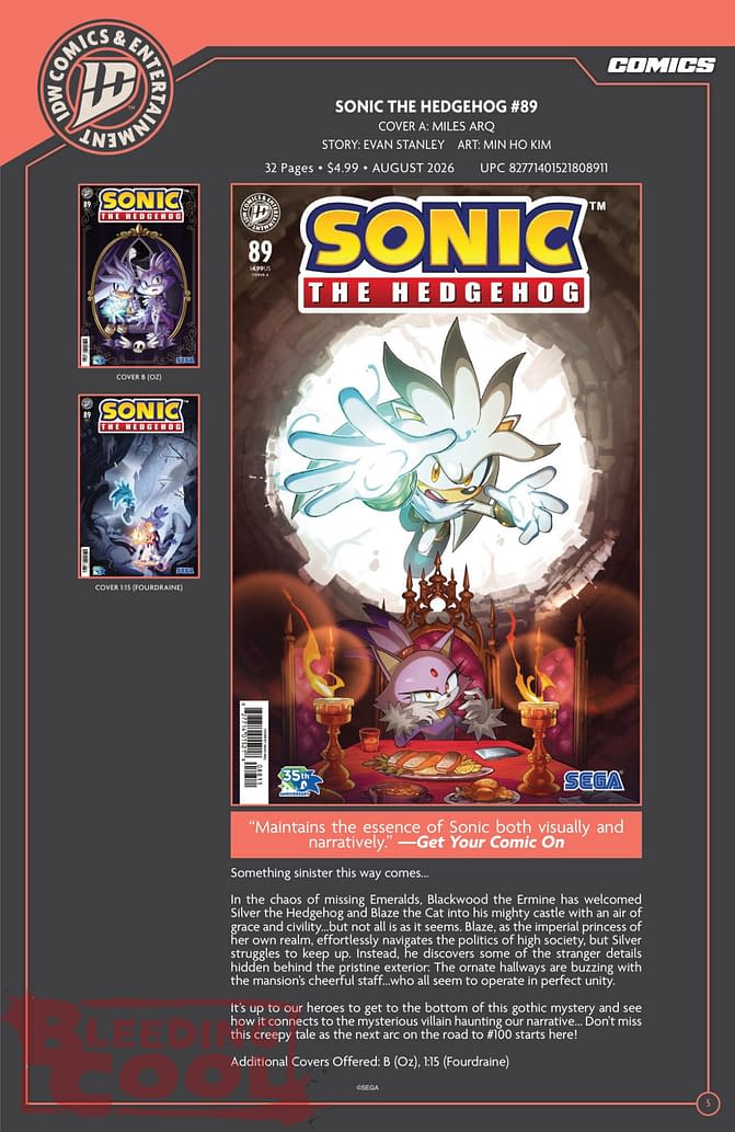 Exclusive: IDW Full July 2026 Solicits And Solicitations