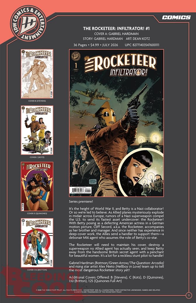 Exclusive: IDW Full July 2026 Solicits And Solicitations
