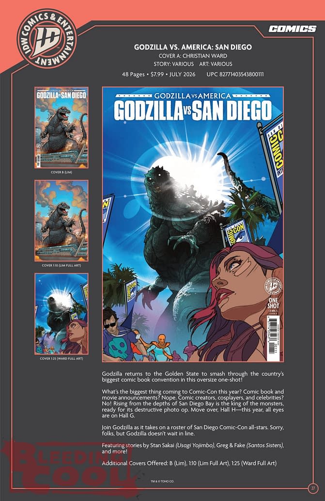 Exclusive: IDW Full July 2026 Solicits And Solicitations