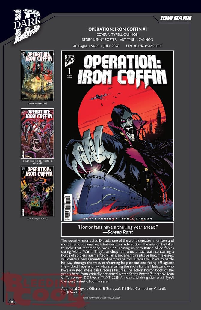 Exclusive: IDW Full July 2026 Solicits And Solicitations