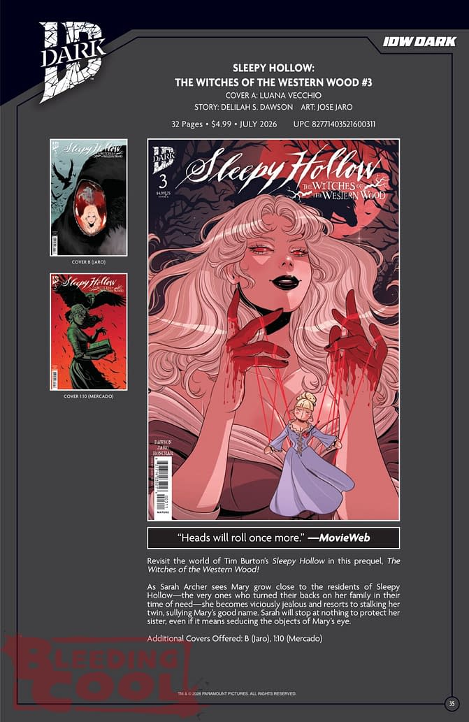Exclusive: IDW Full July 2026 Solicits And Solicitations