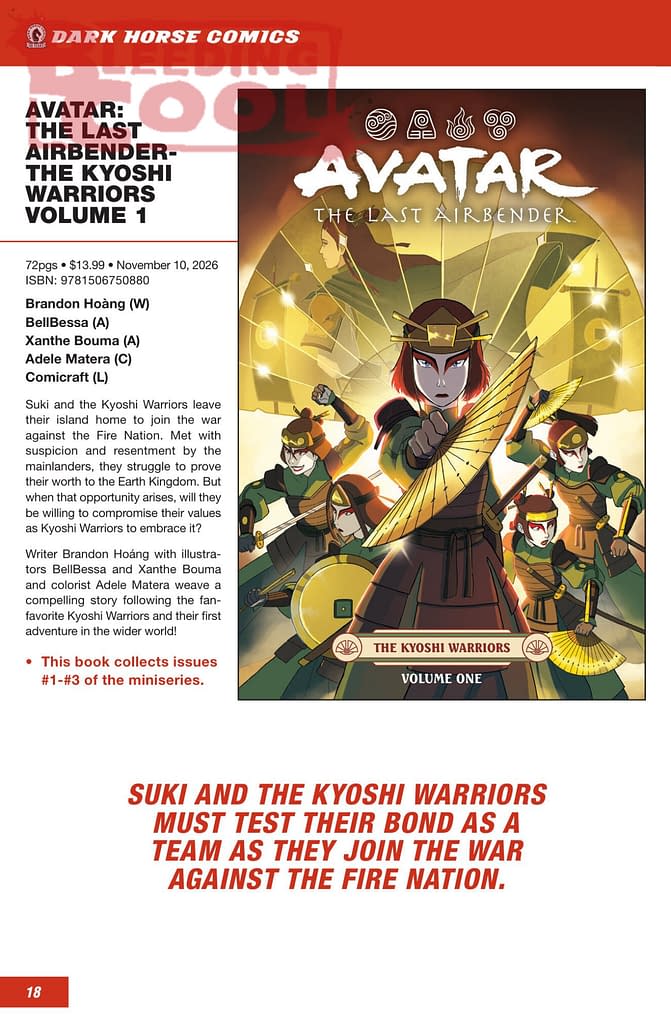 Dark Horse Comics October 2026 Full Solicits And Solicitations