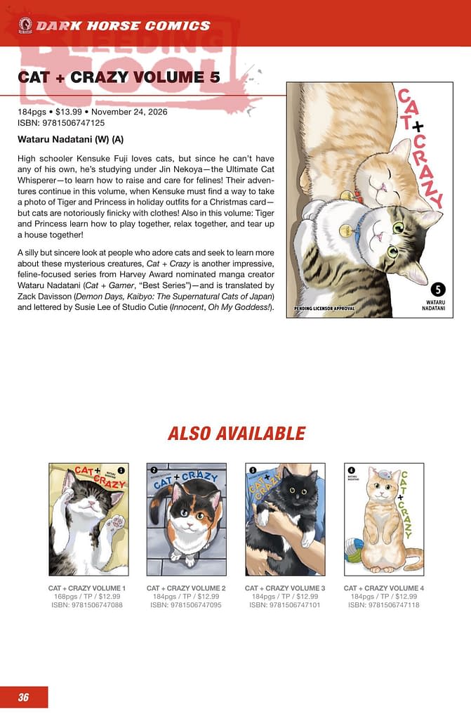Dark Horse Comics October 2026 Full Solicits And Solicitations