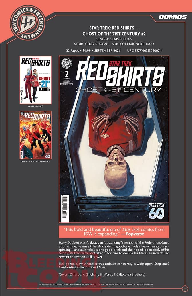 Exclusive: IDW' Publishing September 2026 Official Full Solicits