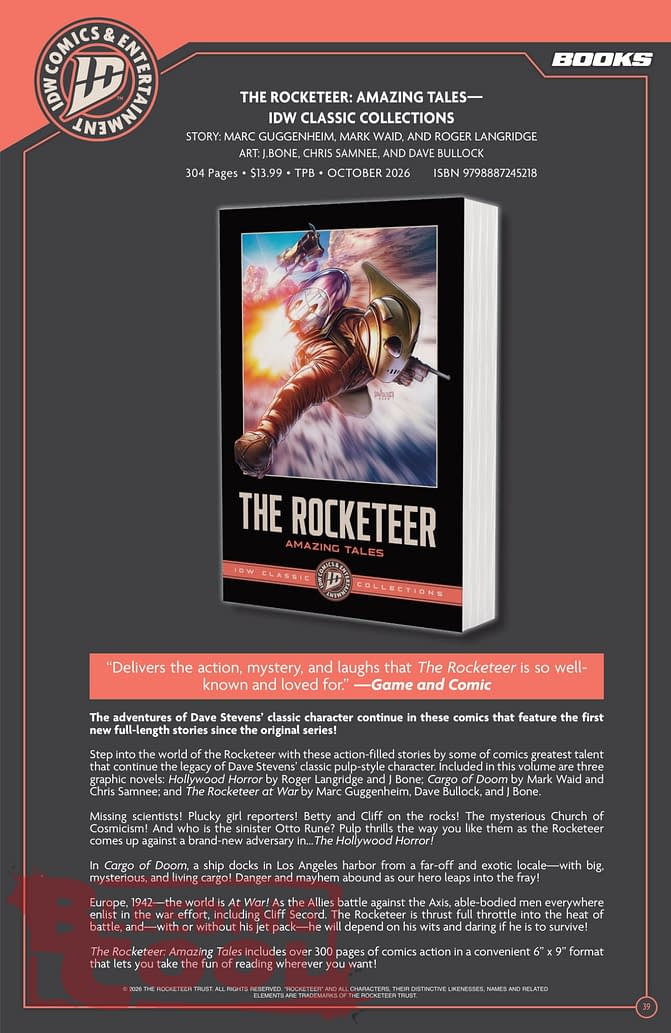Exclusive: IDW' Publishing September 2026 Official Full Solicits