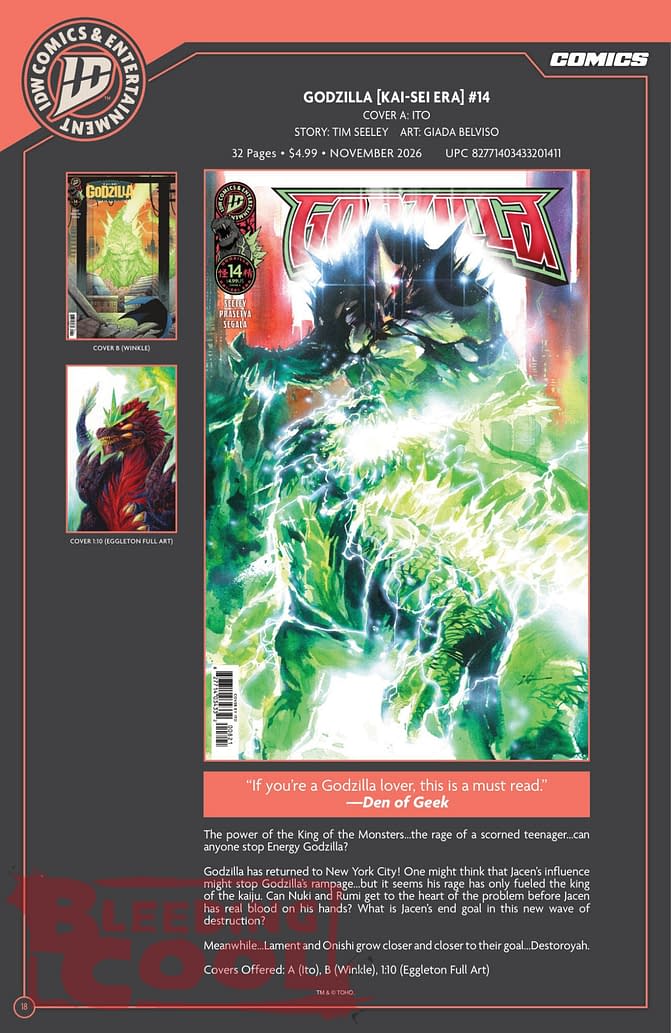 Exclusive: IDW October 2026 Official Full Solicits - It's Sonic Time!