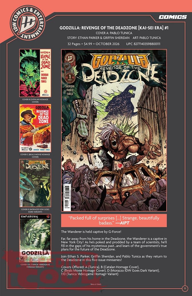 Exclusive: IDW October 2026 Official Full Solicits - It's Sonic Time!