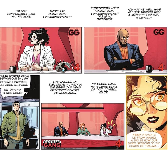 Doctor Zeller, Damian Wayne And Bernard Dowd in Batman #3 (Spoilers)