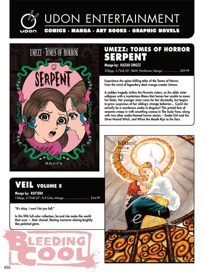 Udon Comics Official Full October 2026 Solicits And Solicitations