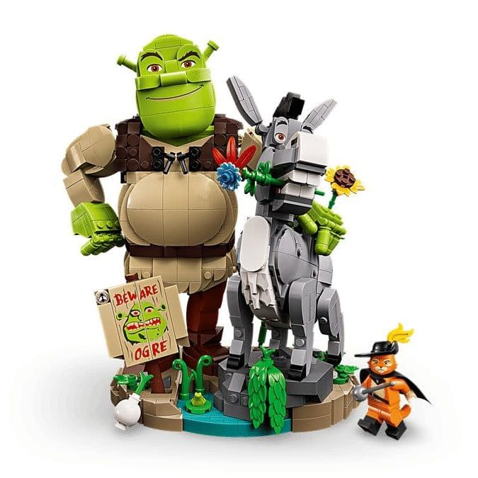 LEGO Steps Into The Swamp with Shrek, Donkey & Puss in Boots