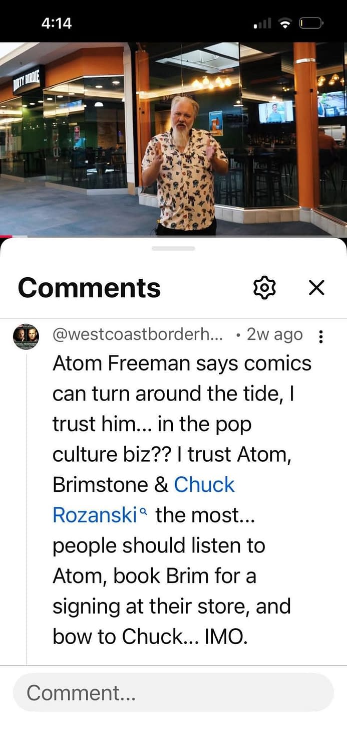 Fanboy Rampage: Dennis Barger Vs Atom! Freeman