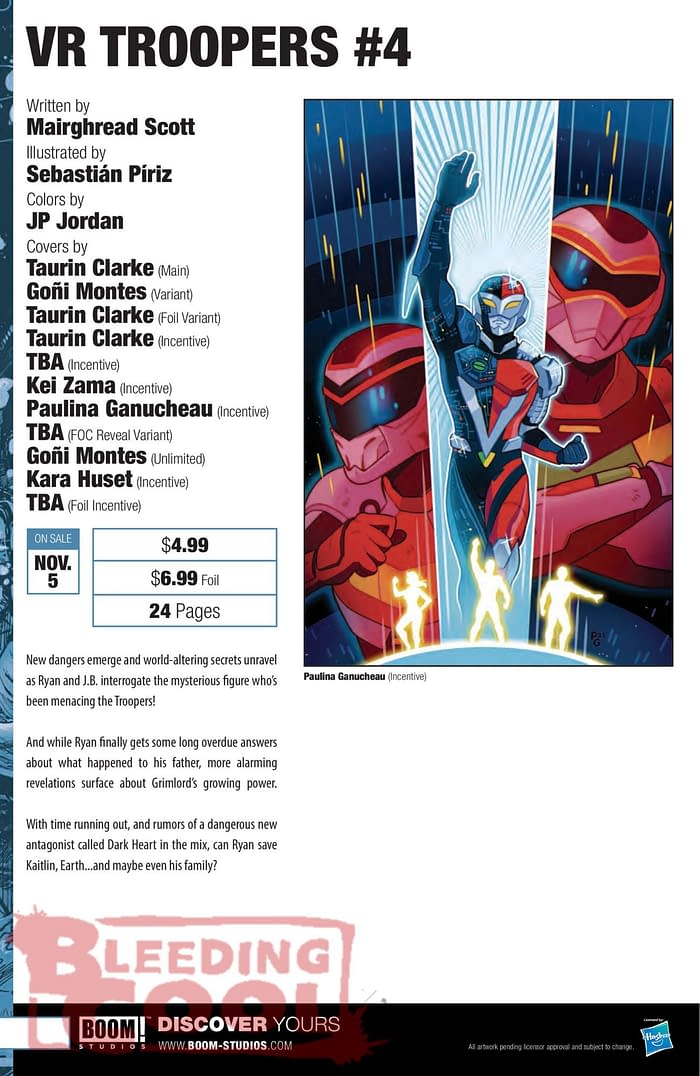 Boom Studios November 2025 Full Solicits