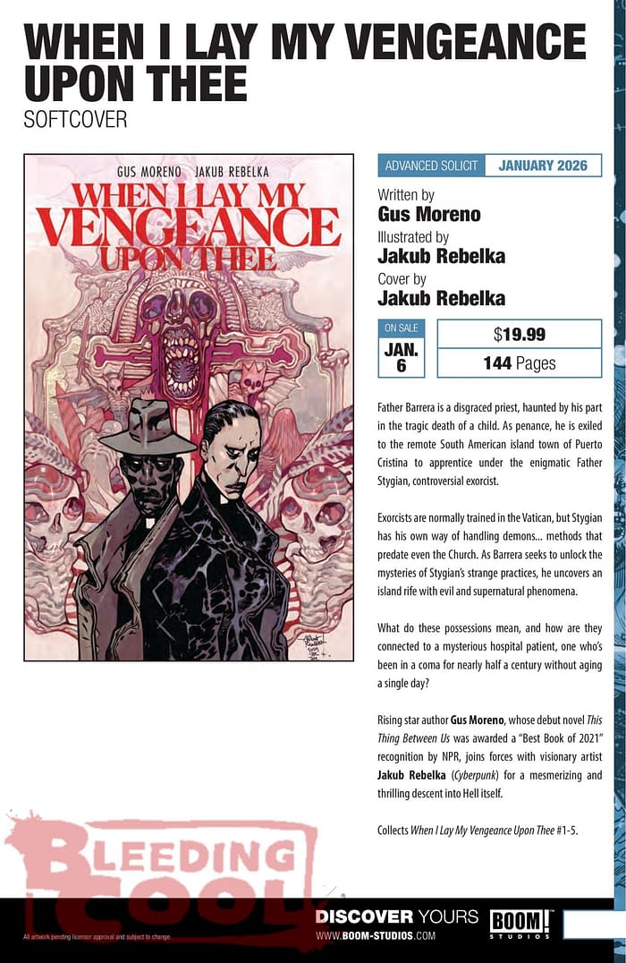 Boom Studios November 2025 Full Solicits