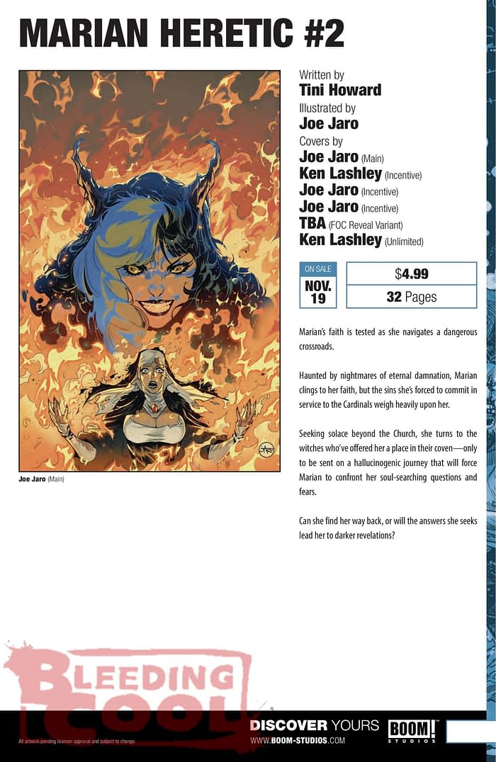 Boom Studios November 2025 Full Solicits