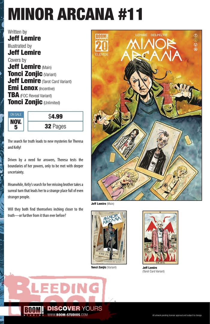 Boom Studios November 2025 Full Solicits