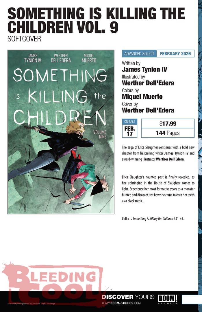 Boom Studios December 2025 Solicits