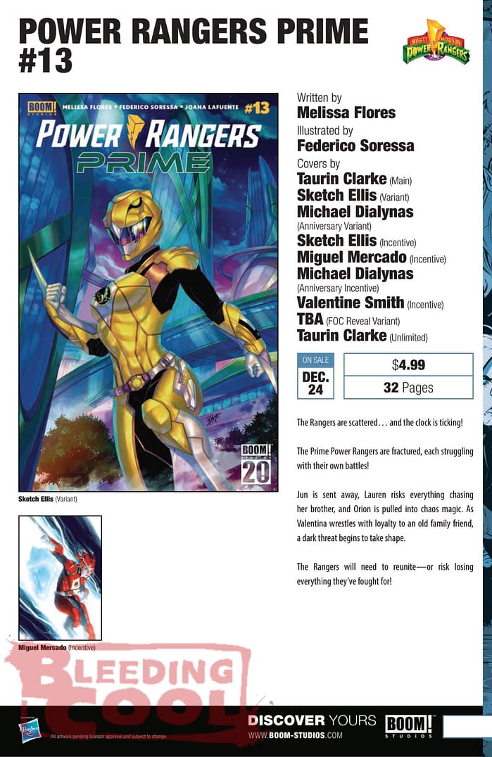 Boom Studios December 2025 Solicits