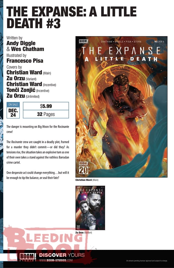 Boom Studios December 2025 Solicits