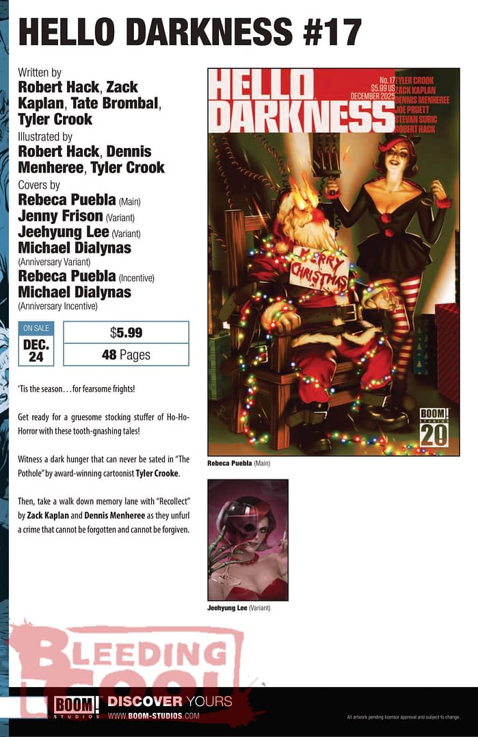 Boom Studios December 2025 Solicits