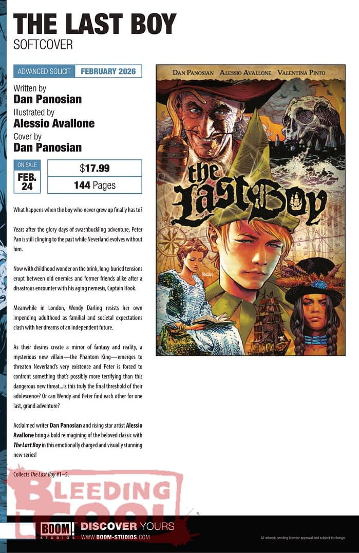 Boom Studios December 2025 Solicits