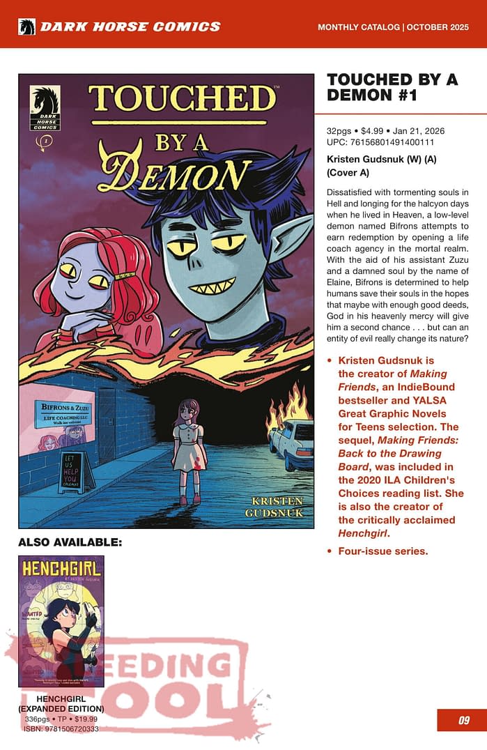Dark Horse Comics December 2025 Solicits