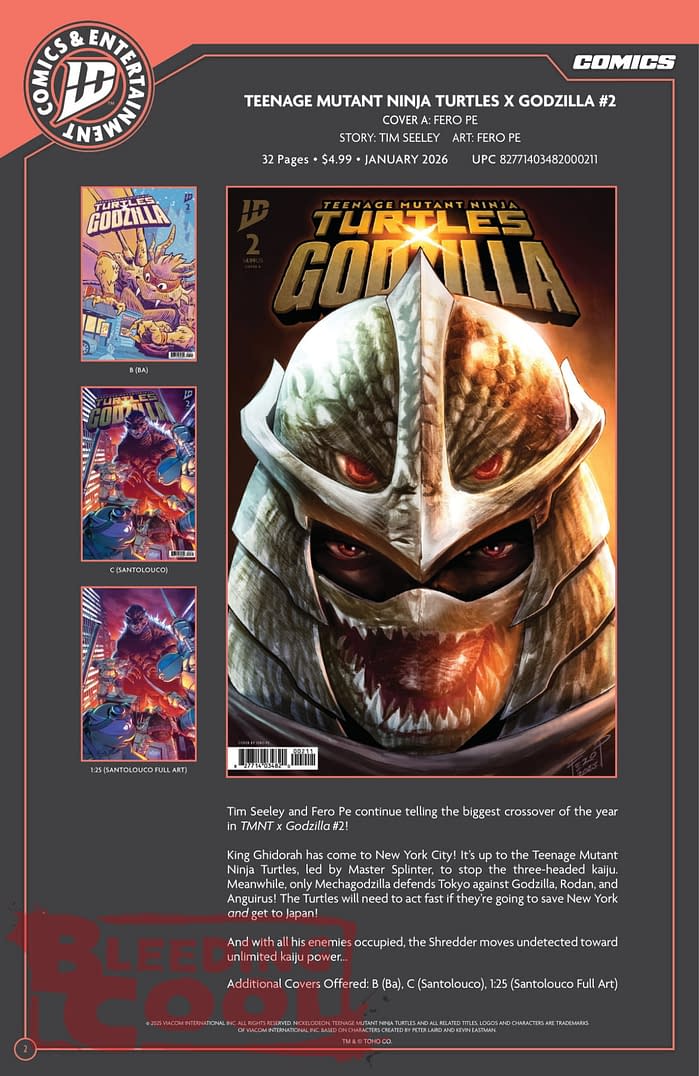 IDW December 2025 Solicits & Solicitations