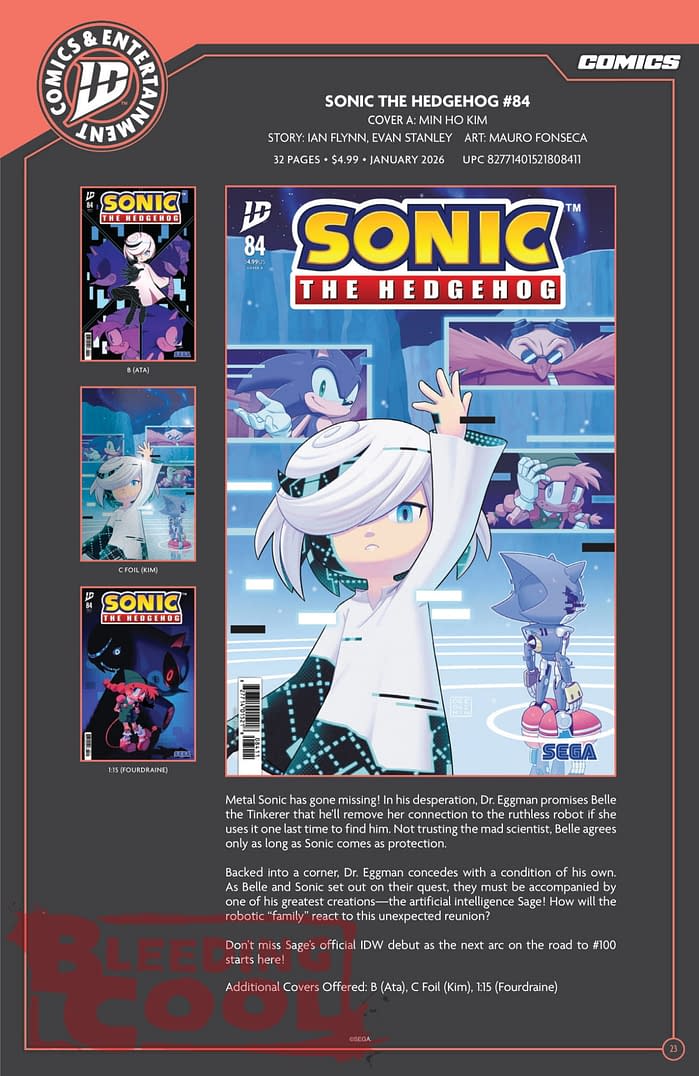 IDW December 2025 Solicits & Solicitations
