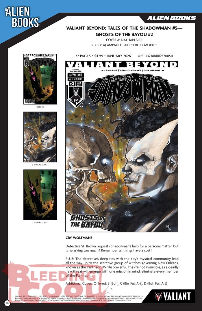 IDW December 2025 Solicits & Solicitations