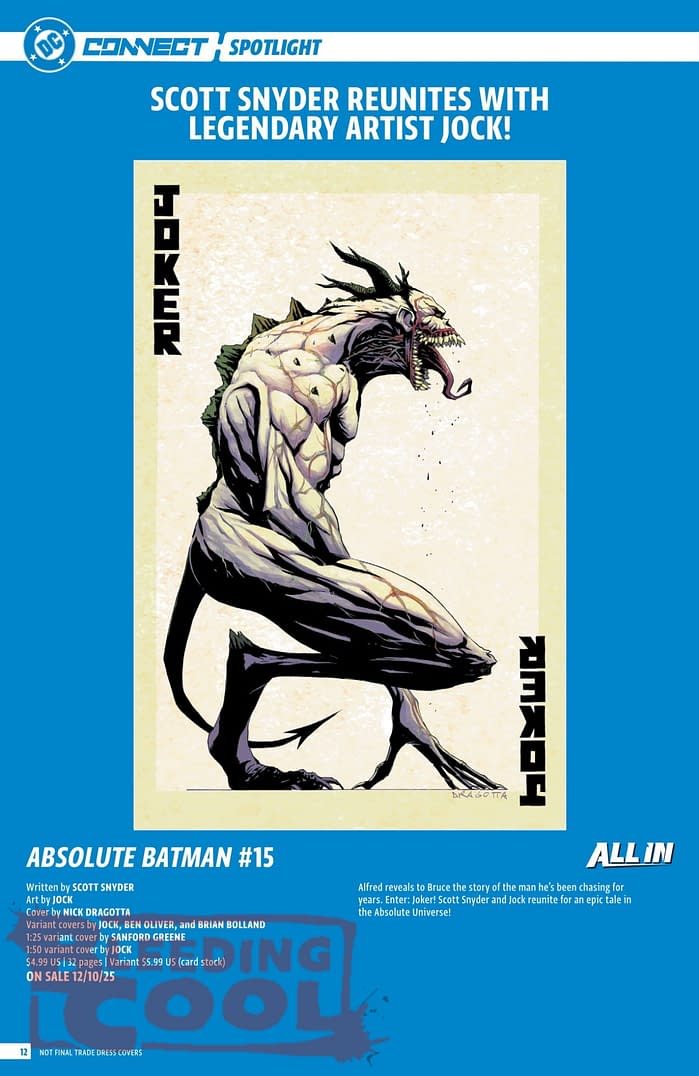 DC Comics Full December 2025 Solicits - More Than Just Batman
