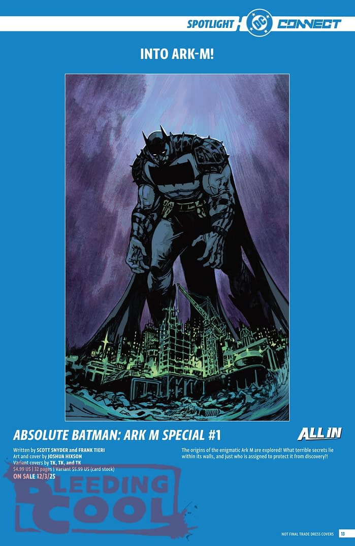 DC Comics Full December 2025 Solicits - More Than Just Batman