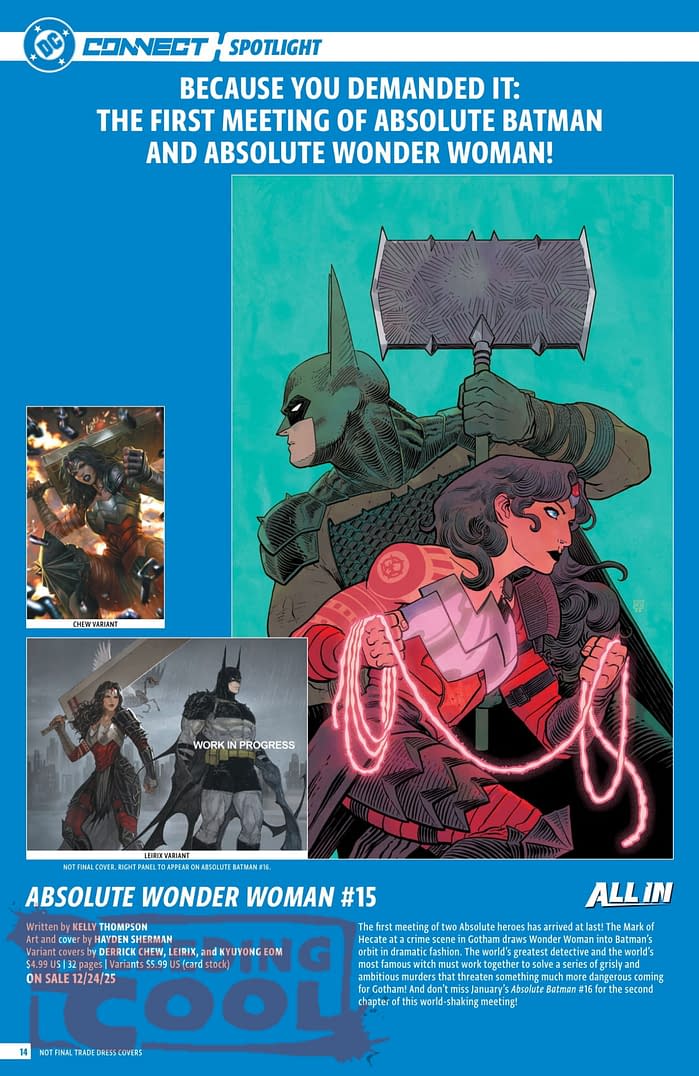 DC Comics Full December 2025 Solicits - More Than Just Batman