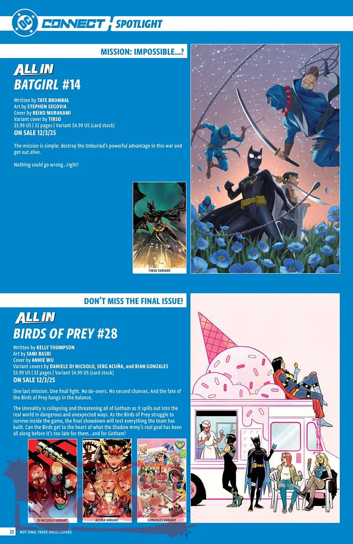DC Comics Full December 2025 Solicits - More Than Just Batman
