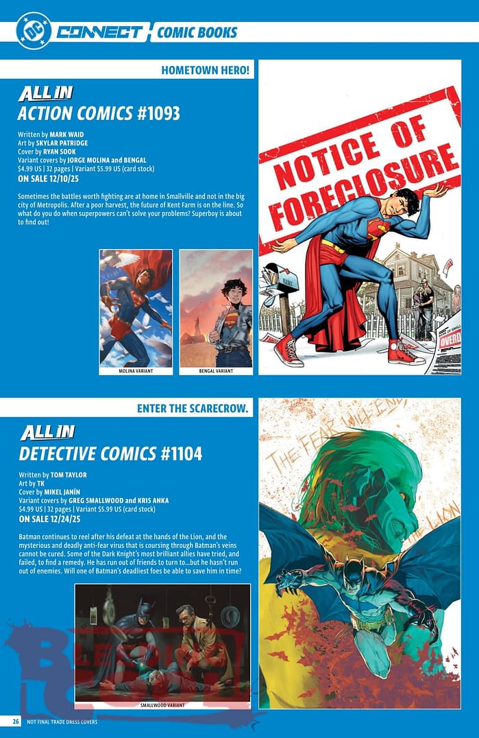 DC Comics Full December 2025 Solicits - More Than Just Batman