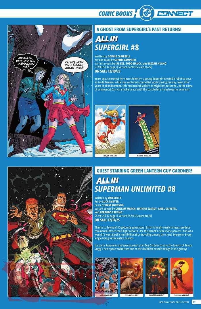 DC Comics Full December 2025 Solicits - More Than Just Batman
