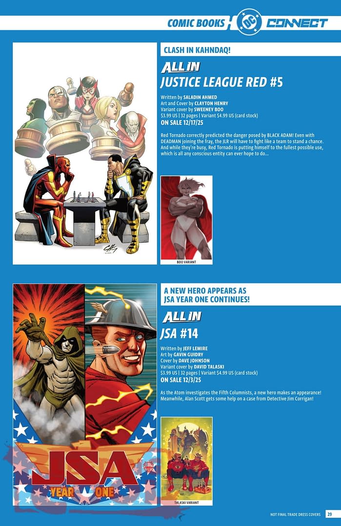 DC Comics Full December 2025 Solicits - More Than Just Batman