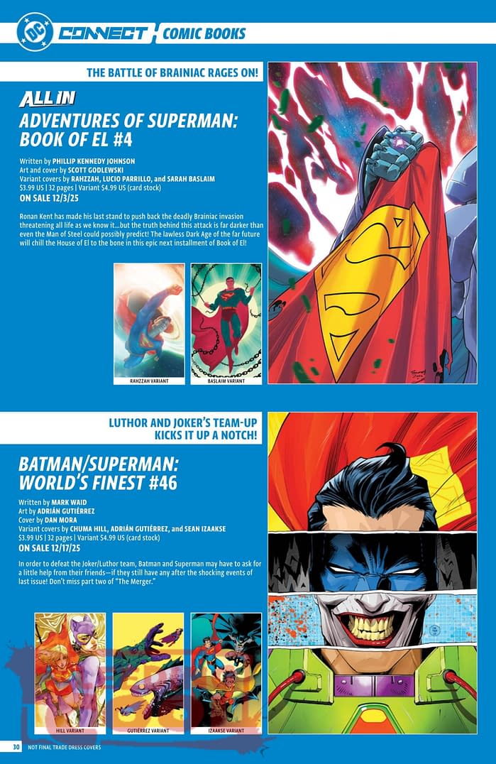 DC Comics Full December 2025 Solicits - More Than Just Batman