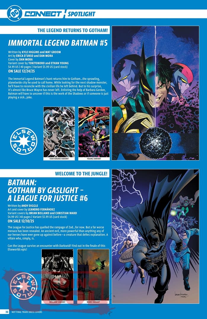 DC Comics Full December 2025 Solicits - More Than Just Batman