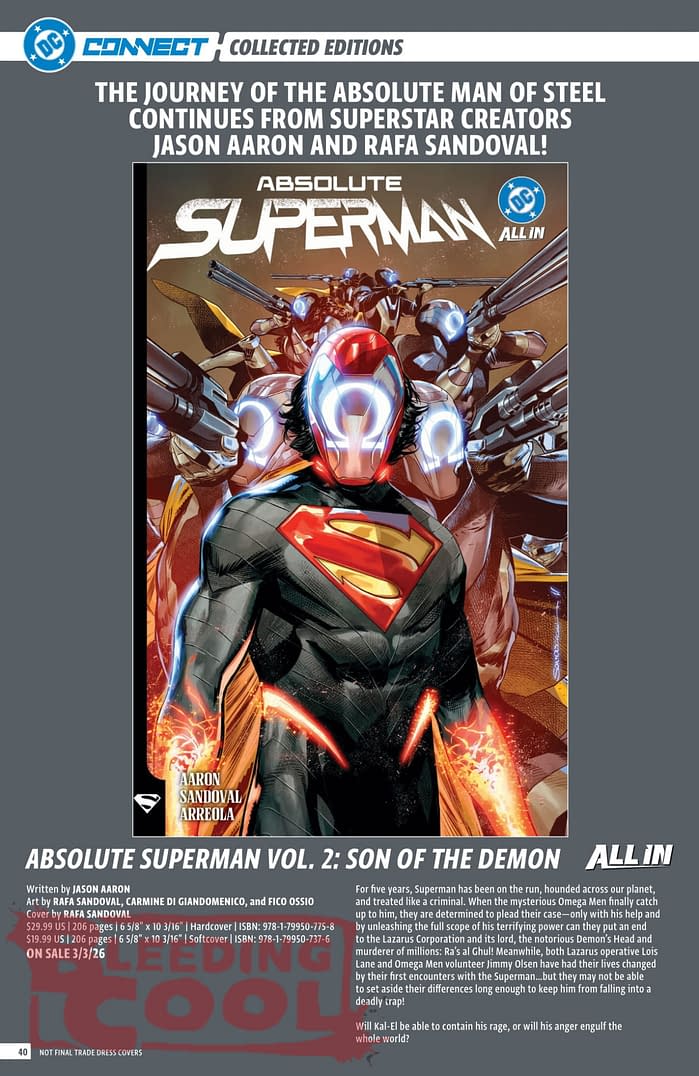 DC Comics Full December 2025 Solicits - More Than Just Batman