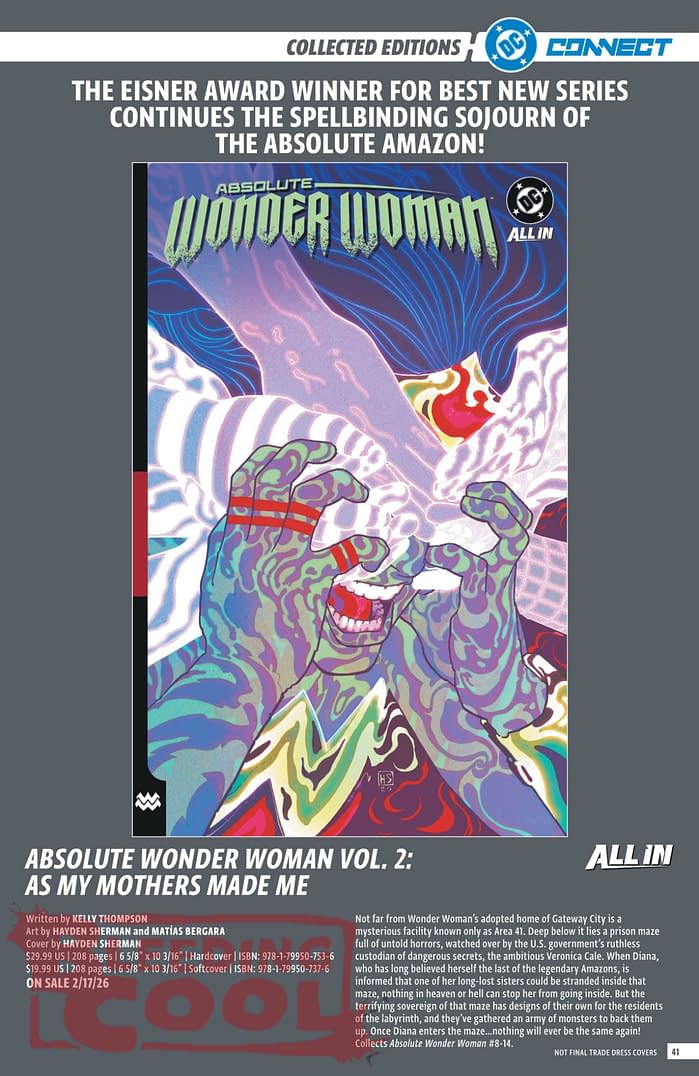 DC Comics Full December 2025 Solicits - More Than Just Batman