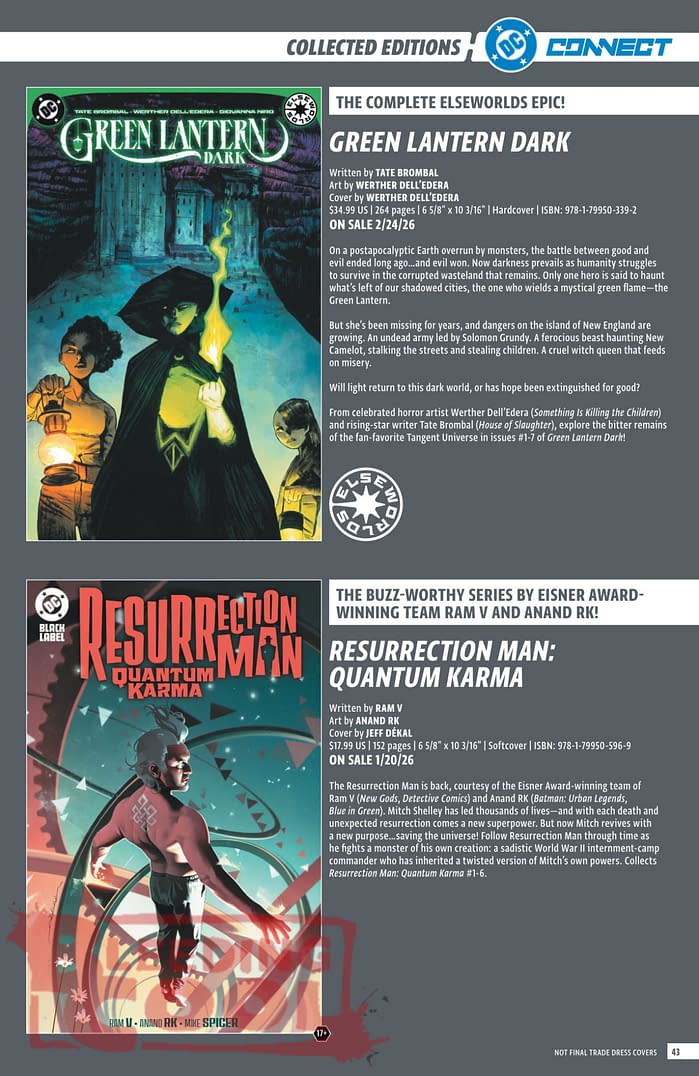 DC Comics Full December 2025 Solicits - More Than Just Batman