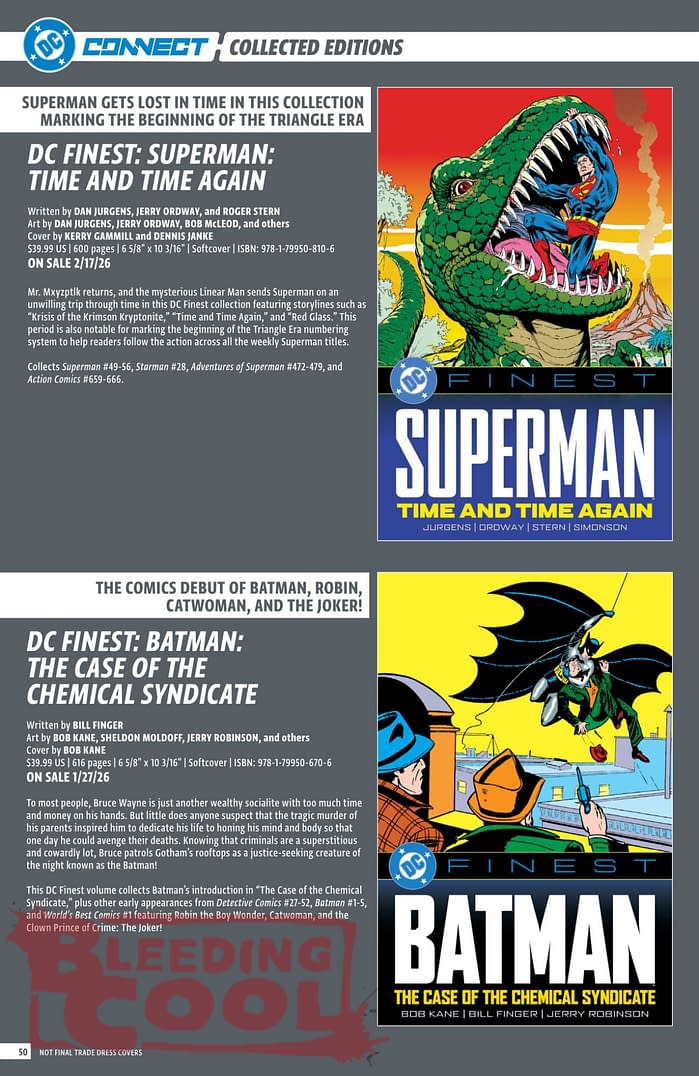 DC Comics Full December 2025 Solicits - More Than Just Batman
