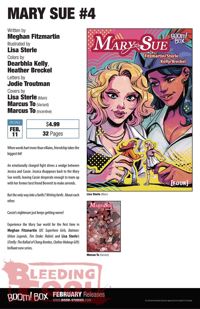 Boom Studios February 2026 Full Solicits