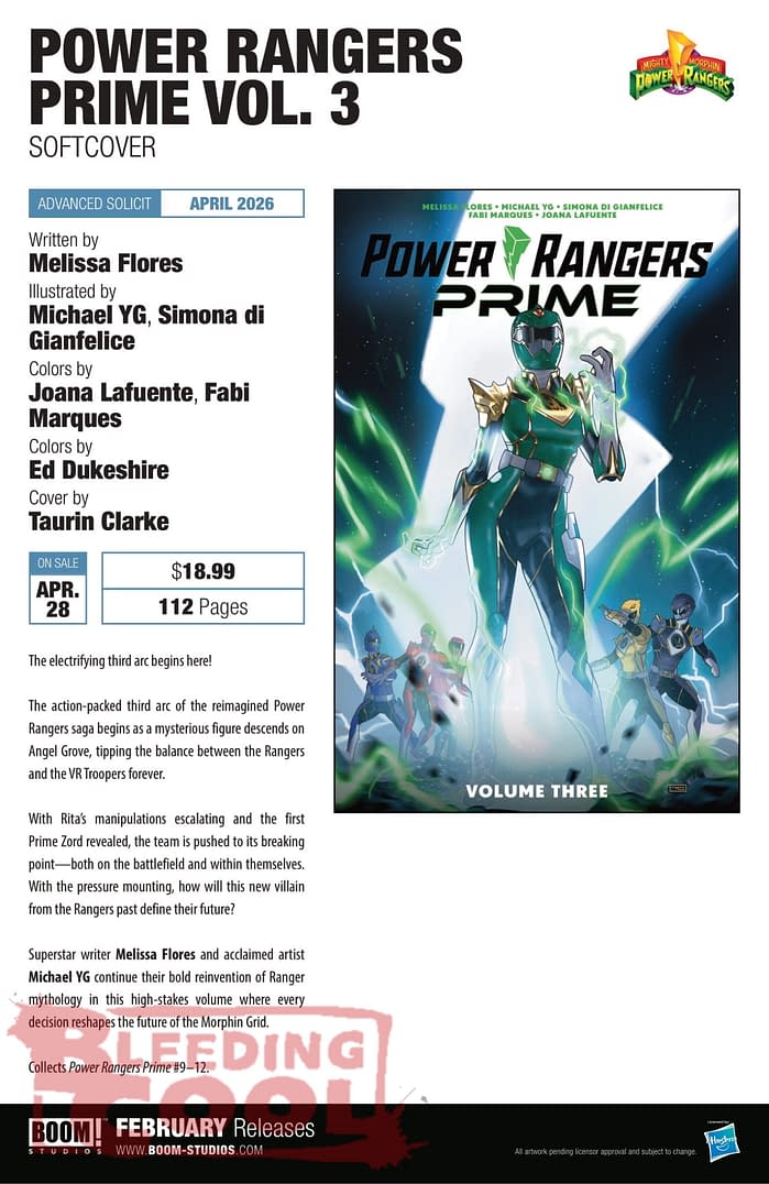 Boom Studios February 2026 Full Solicits