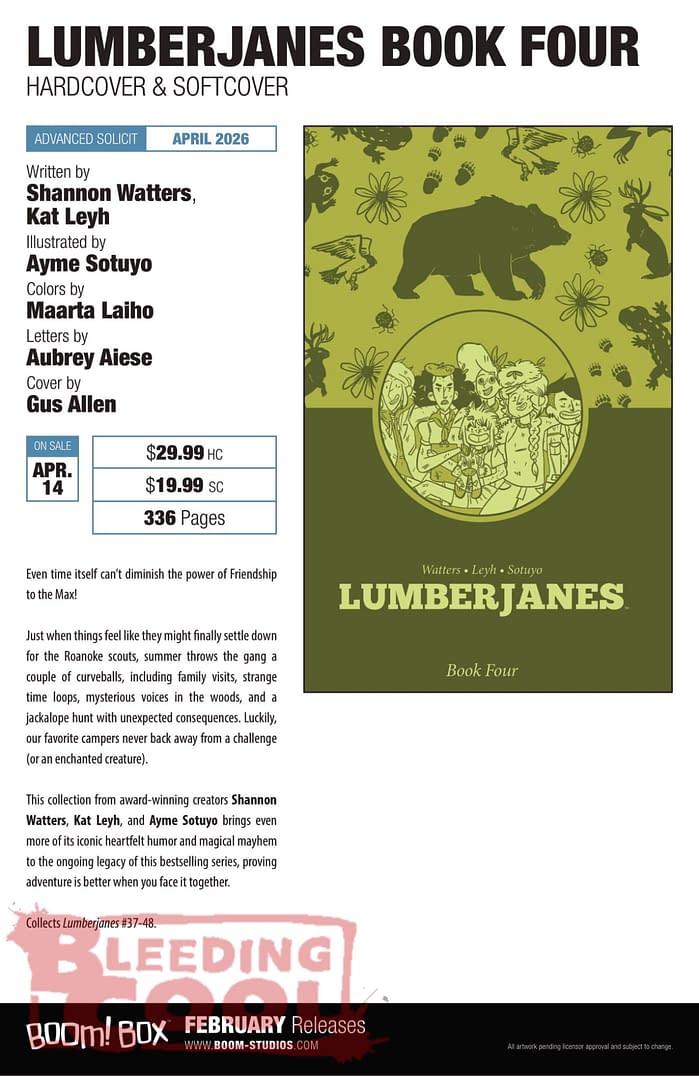 Boom Studios February 2026 Full Solicits