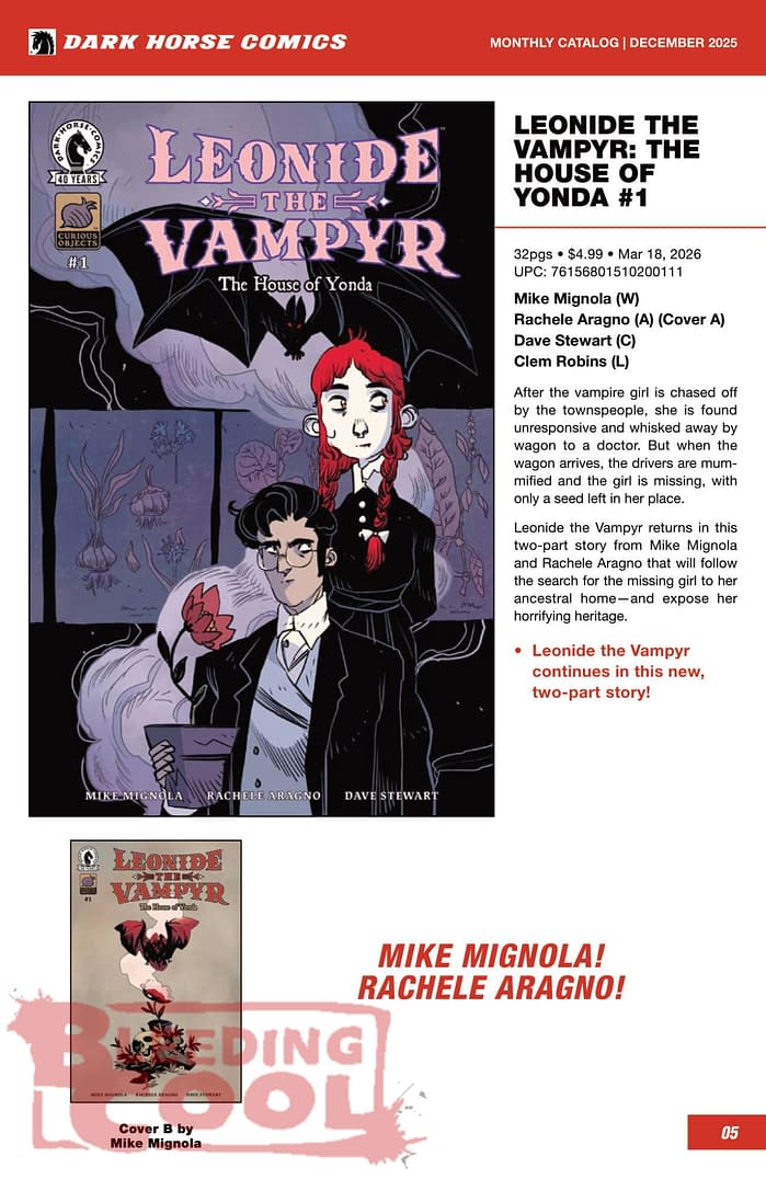 Dark Horse Comics March 2026 Solicits