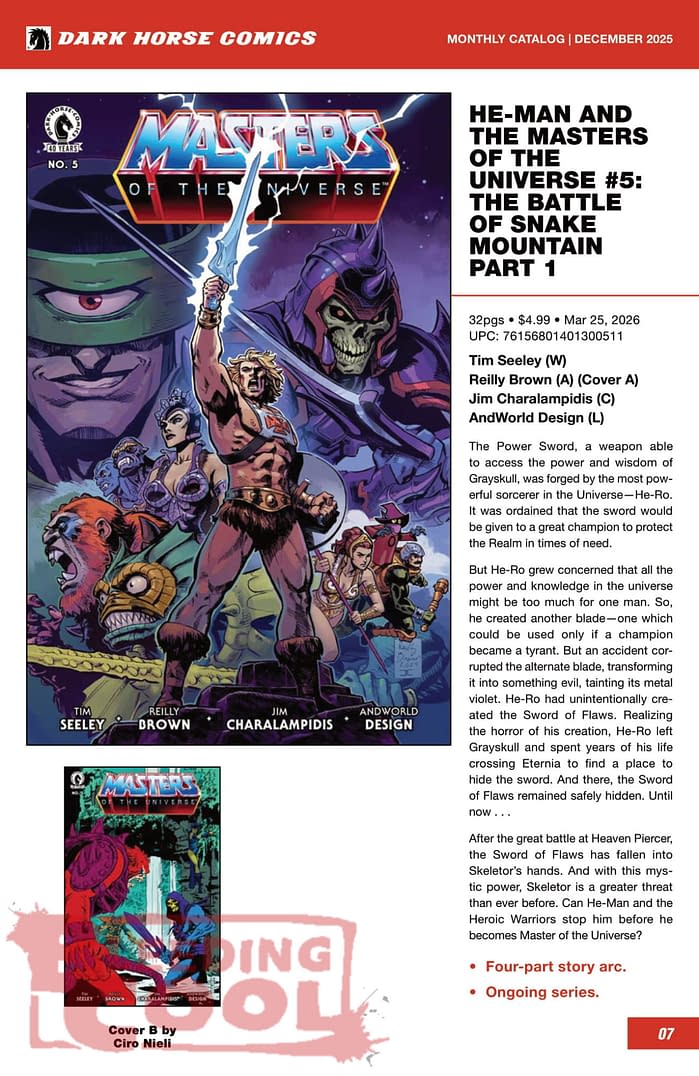 Dark Horse Comics March 2026 Solicits